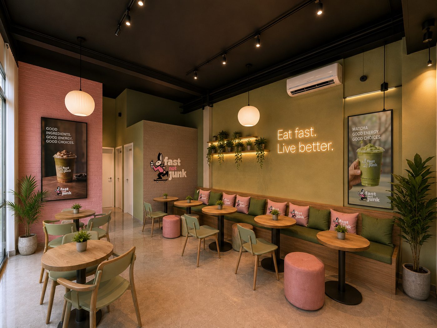 Interior de local Fast Not Junk
